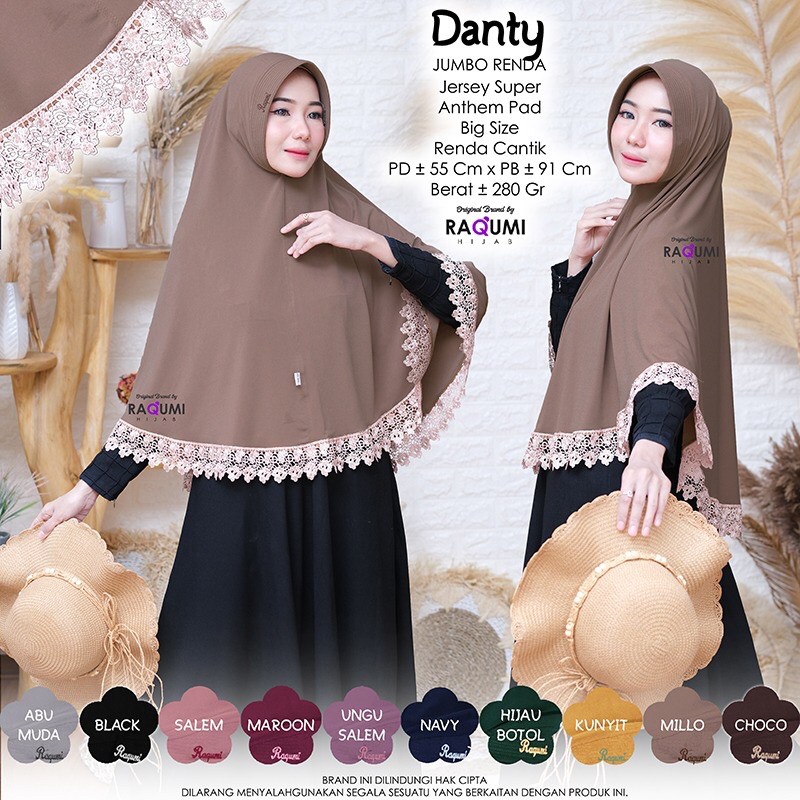 [Original Raqumi]Baru Danty renda jumbo by Raqumi Hijab