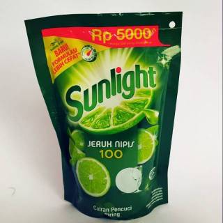 Sunlight Sabun Cuci Piring Jeruk Nipis Refill 200ml 400 ml