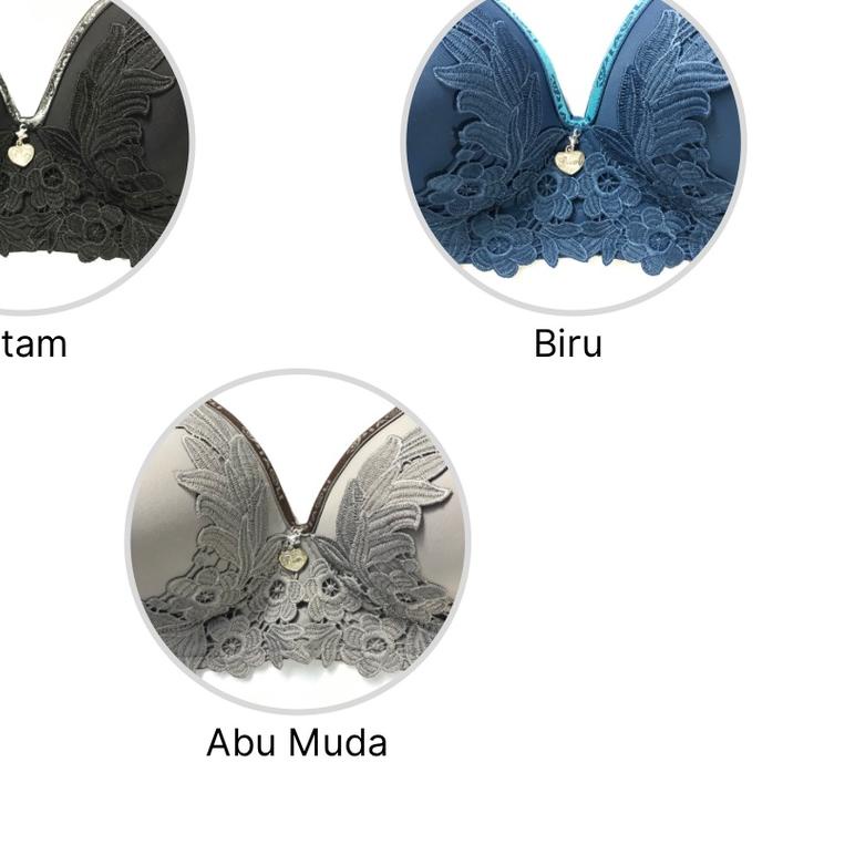 ™ BH BRA Piaoli Cup Besar | BH Wanita Kait 3 | Lembut | jumbo | big size | model renda depan | impor