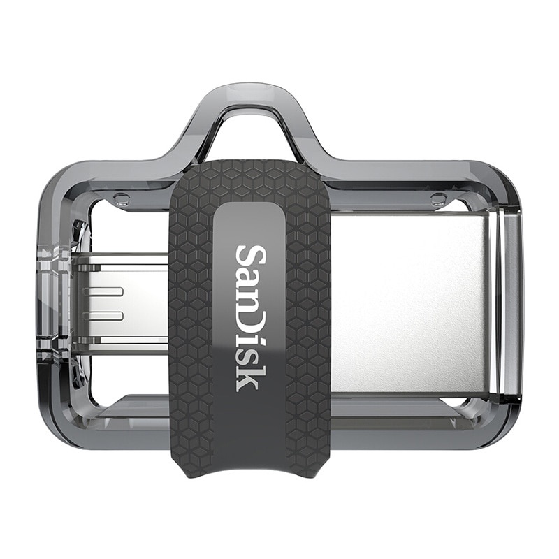 Sandisk OTG Flash Drive USB 3.0 Dual USB 256GB 150MB / S 128GB Untuk PC / Android