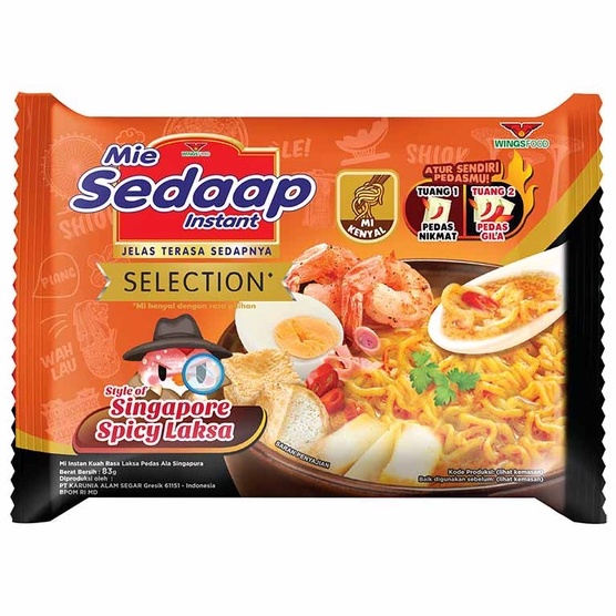 

Sedaap Mie Singapore Spicy Laksa 83gr