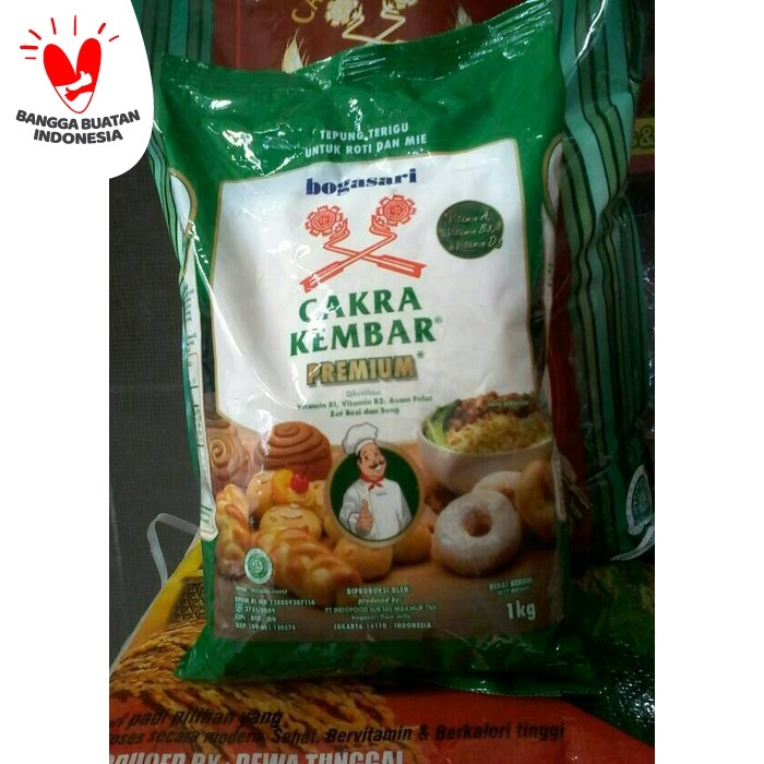 

b011tee Tepung Terigu Cakra 1Kg Da01D100