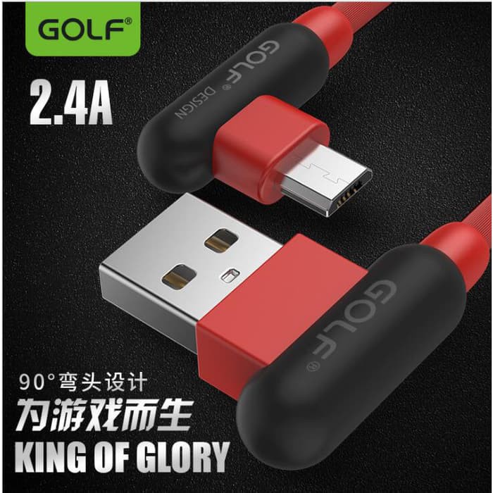 Golf Kabel Charger L Shape Micro USB - GC-45