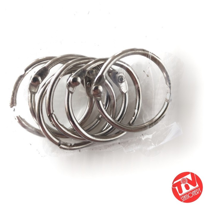 

Mantap Single Ring Binder Besi Rbt 25 Diameter 2,5 Cm (Isi 6 Pcs) Trendi