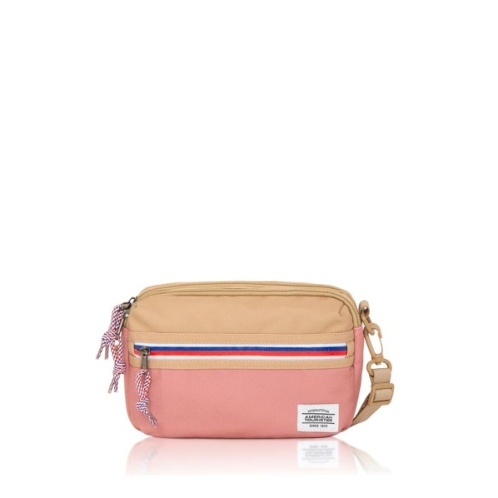 American Tourister Blake Utility Sling Bag - Sand Pink