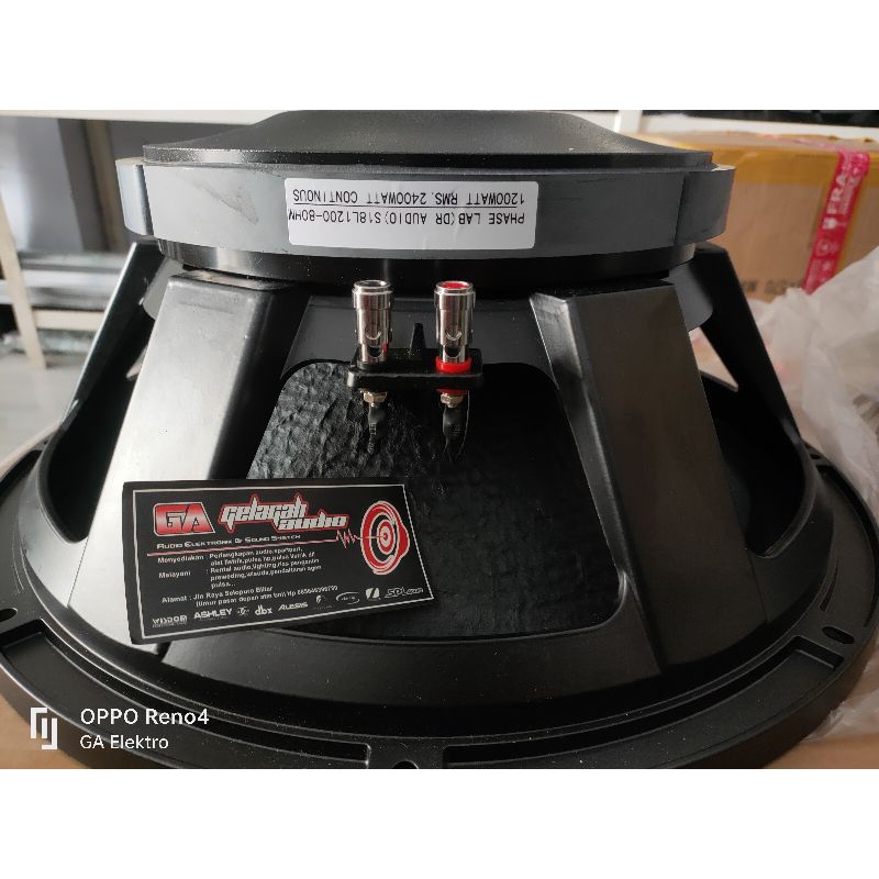 speaker phaselab S18L1200