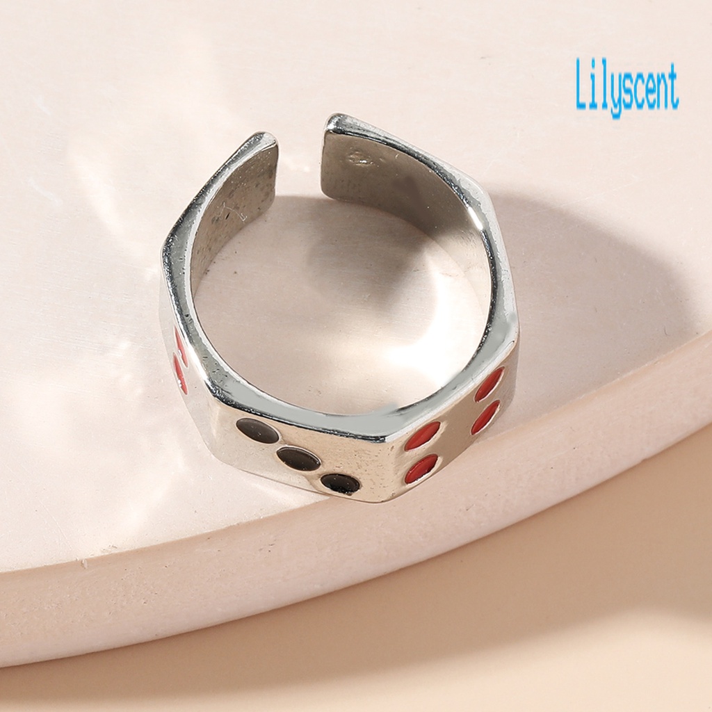 Cincin Model Terbuka Dapat Disesuaikan Bahan Alloy Warna Silver Untuk Unisex