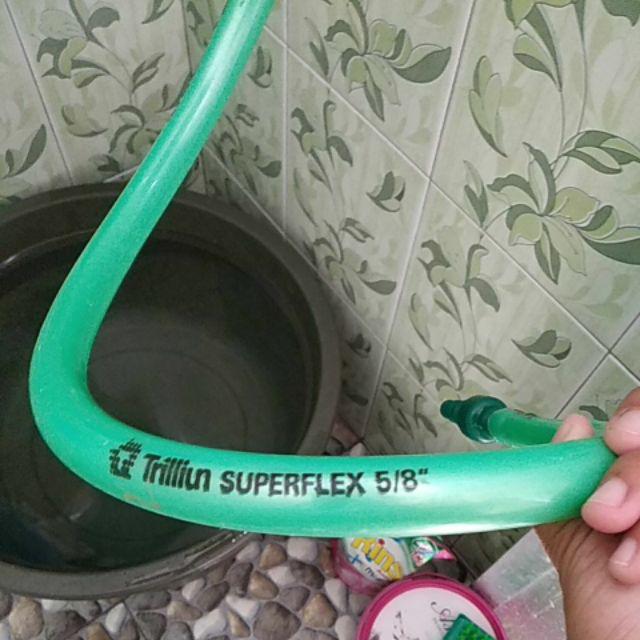 Selang Tebal Trilliun 5/8 Superflex Metallic Meteran Lentur (untuk Keran Biasa)