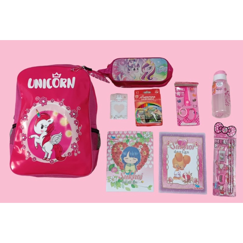 

Tas Sekolah Anak Unicorn Lengkap