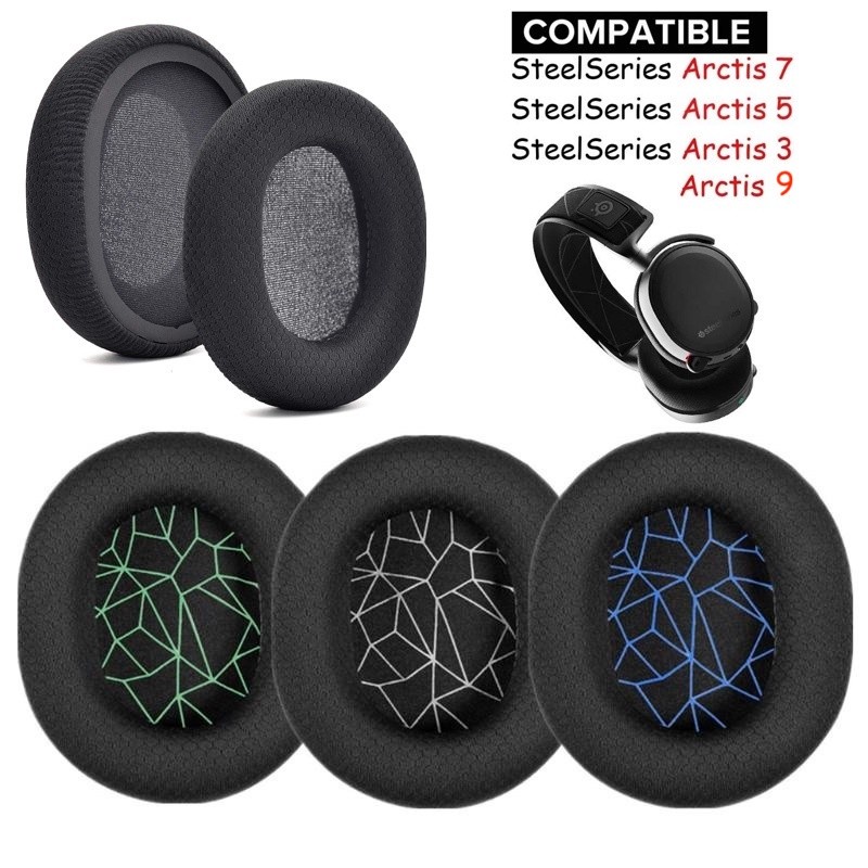 Earpads For Arctis 35 79 Foampad Replacement Black Fabric Cushion