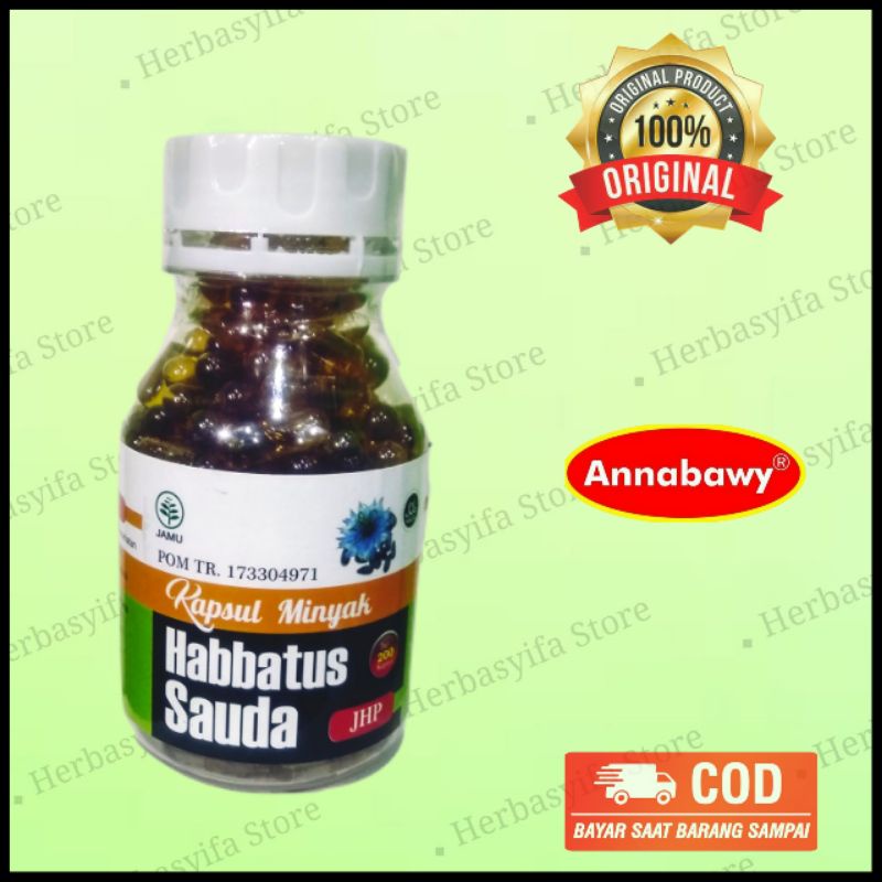 Habbatussauda Oil 200 kapsul Jhp - Habasyi Oil JHP