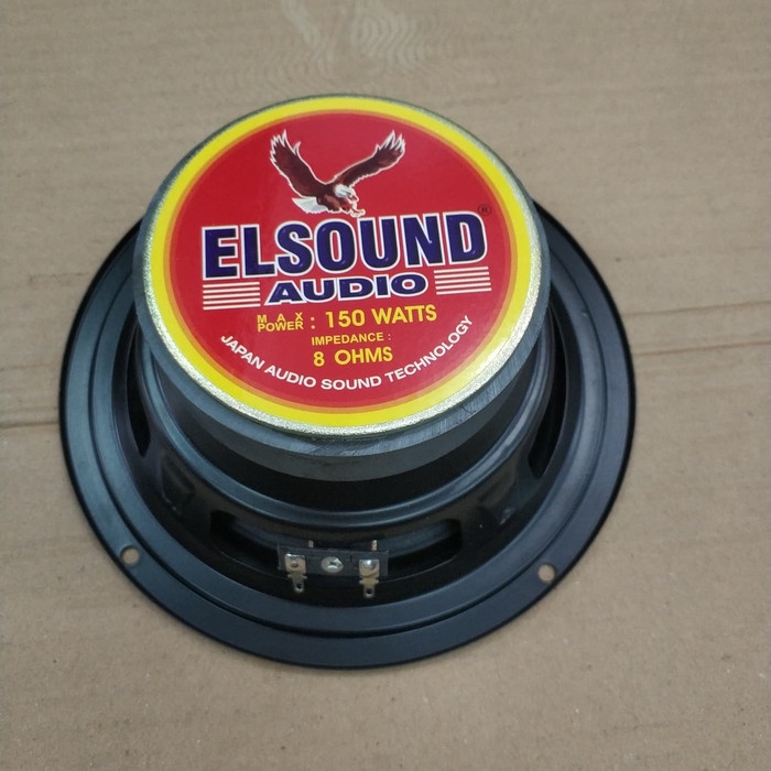 Promo Speaker Elsound 6 inch woofer 150 watt Original Magnet Besar