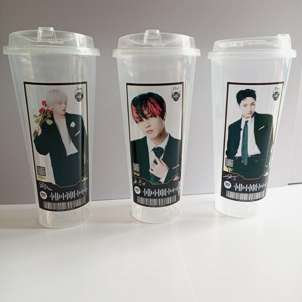 REUSABLE CUP / GELAS MINUM NCT DREAM GLITCH MODE