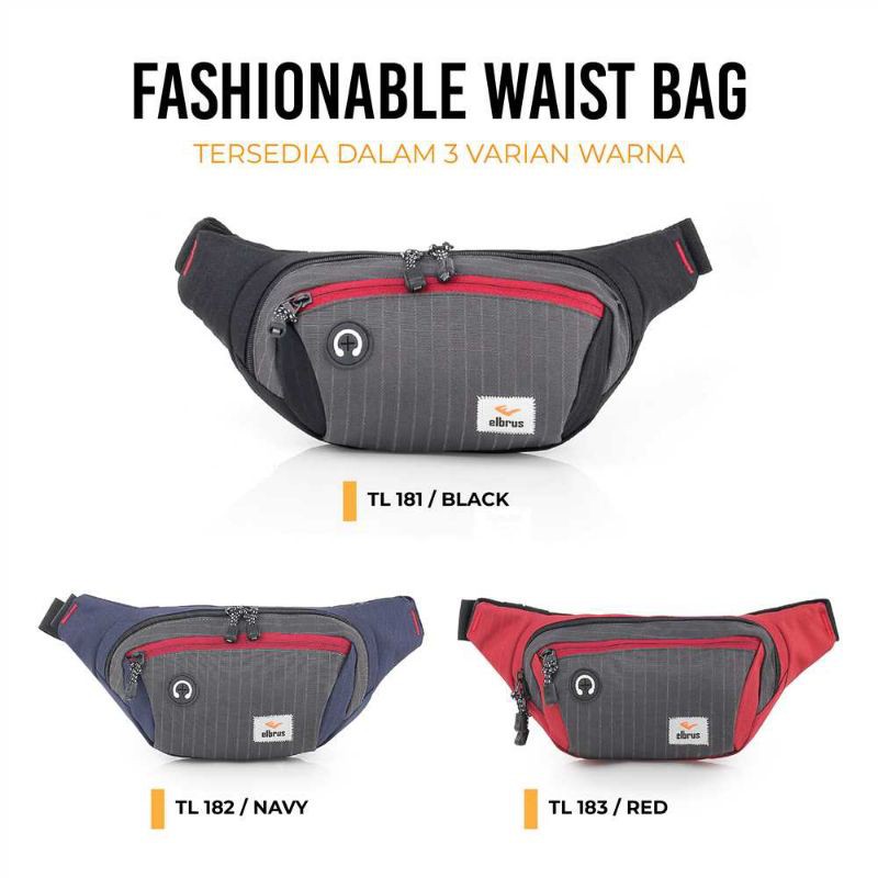 Original - Termurah Tas Salempang Pria Wanita - Selempang Casual Gunung Outdoor Hiking