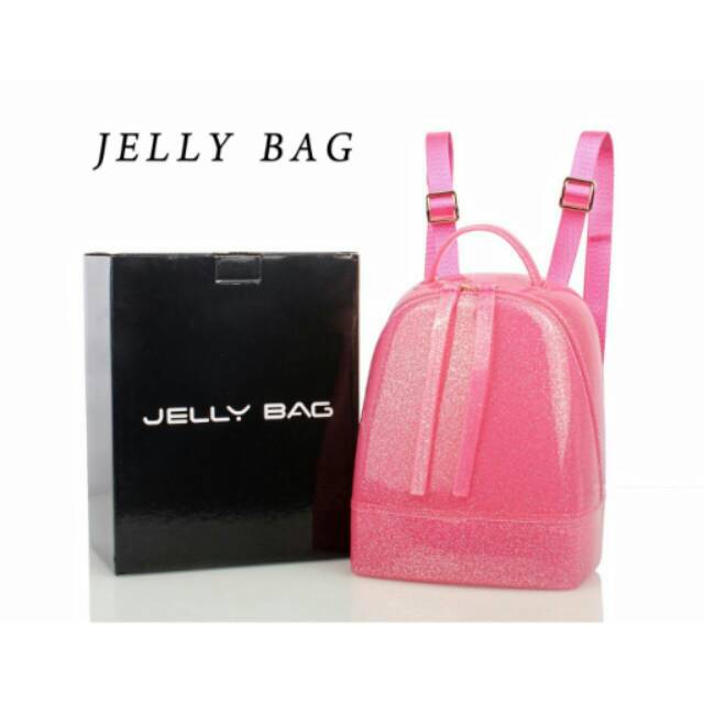 Tas Ransel Jelly Gliter