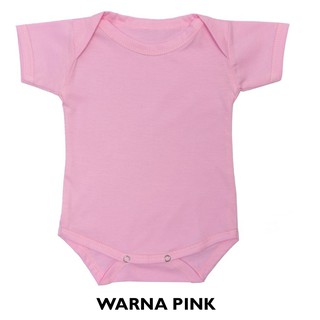 Baju Bayi  Jumper  Bayi  Bodysuits Polos  Bahan Katun Lembut 