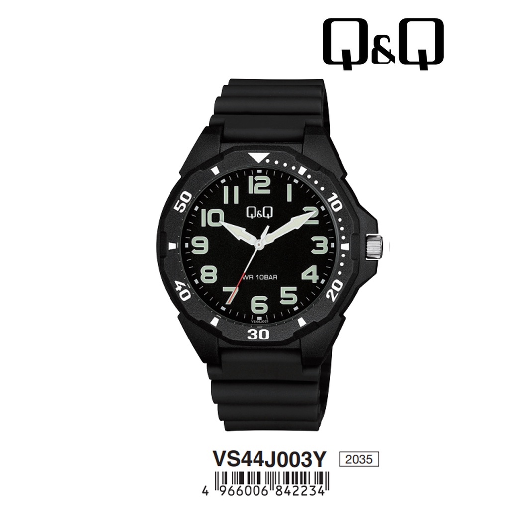 SALE Jam Tangan Pria Casual Classic Sporty Rubber Analog Original Q&amp;Q QNQ QQ VS44 VS44J Series