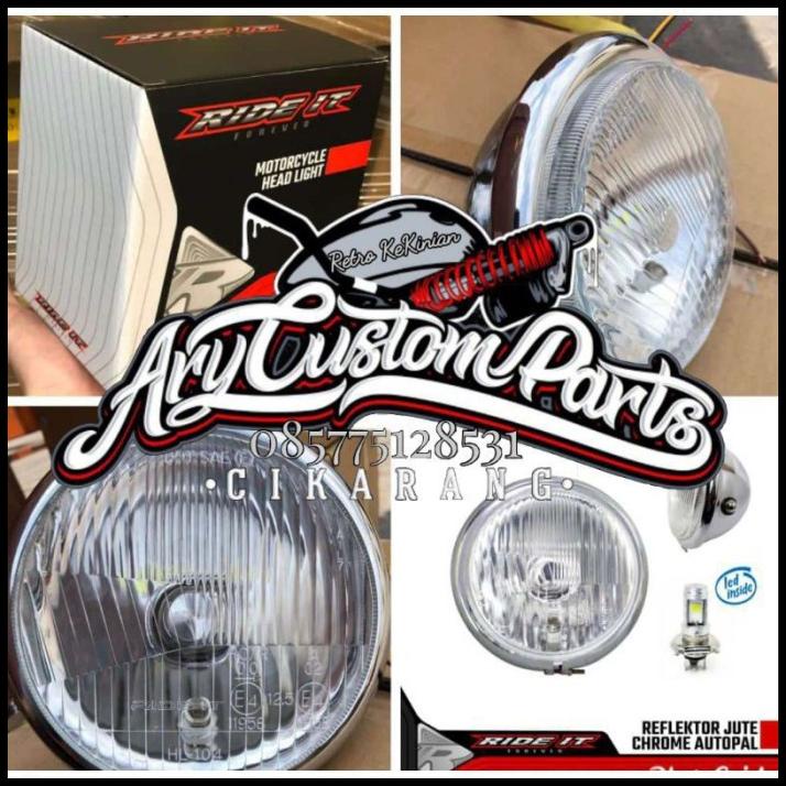 Headlamp Lampu Pesek Autopal 5Inch Rx King Cb Tiger Megapro Gl Pro