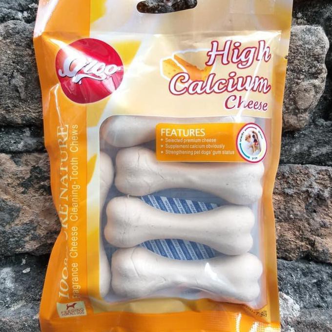 Ini Orgo - 90G High Calcium Cheese Cleaning Tooth Chews Cemilan Anjing Berkualitas