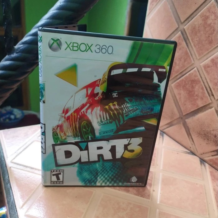 kaset game homemade xbox 360 Dirt 3,DVD Verbatim