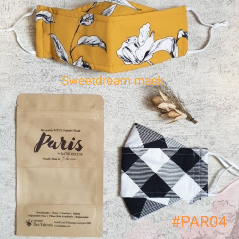 Masker Batik Kultur Paris #PAR04