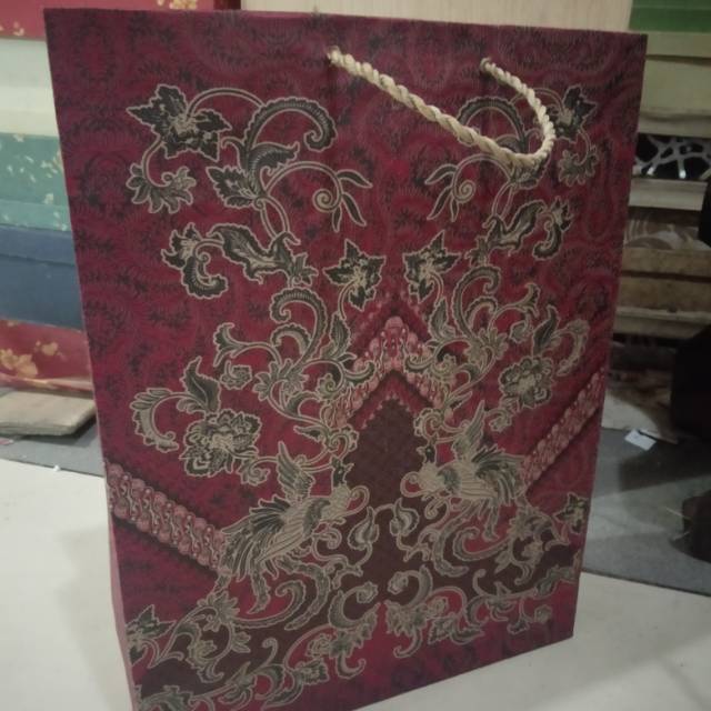 

Paper bag XL batik isi 12 terlaris dan termurah