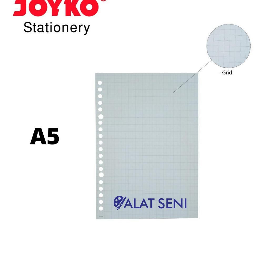 

Buruan Serbu> Joyko Loose Leaf Grid 5x5mm A5 100Gsm 50 Sheet / Kertas Binder Kotak ⌑