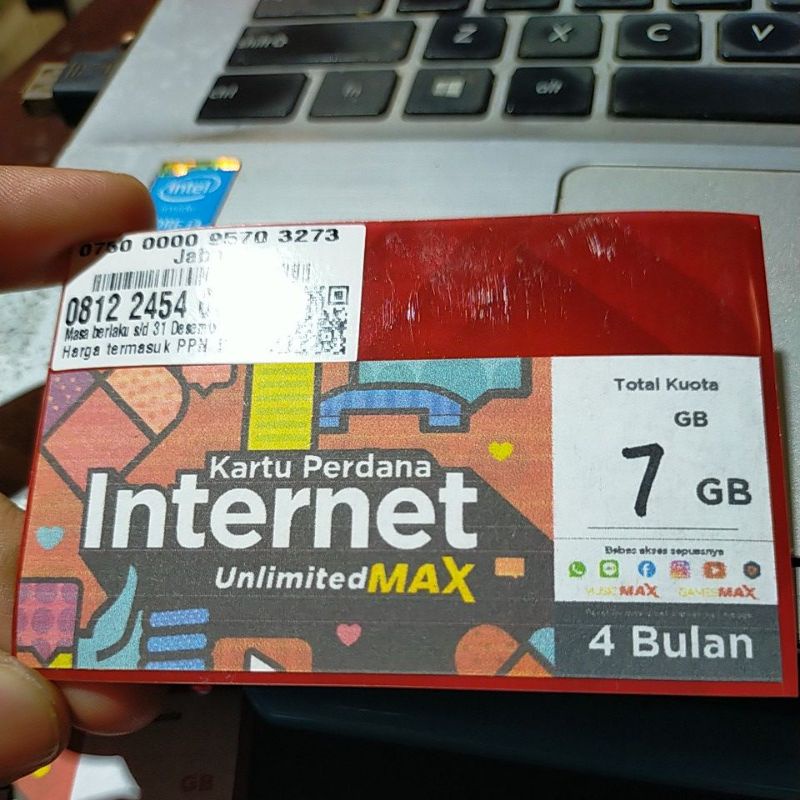 KARTU PERDANA TELKOMSEL UNLIMITED MAX 7GB