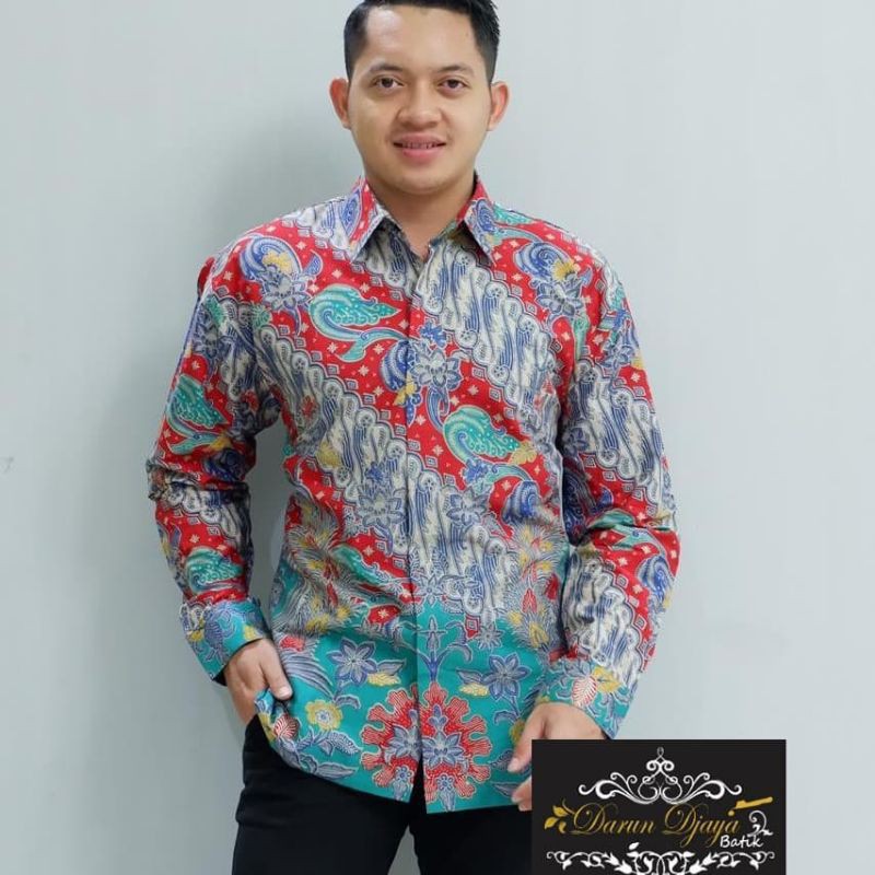 KEMEJA BATIK SOLO PARANG MERAH