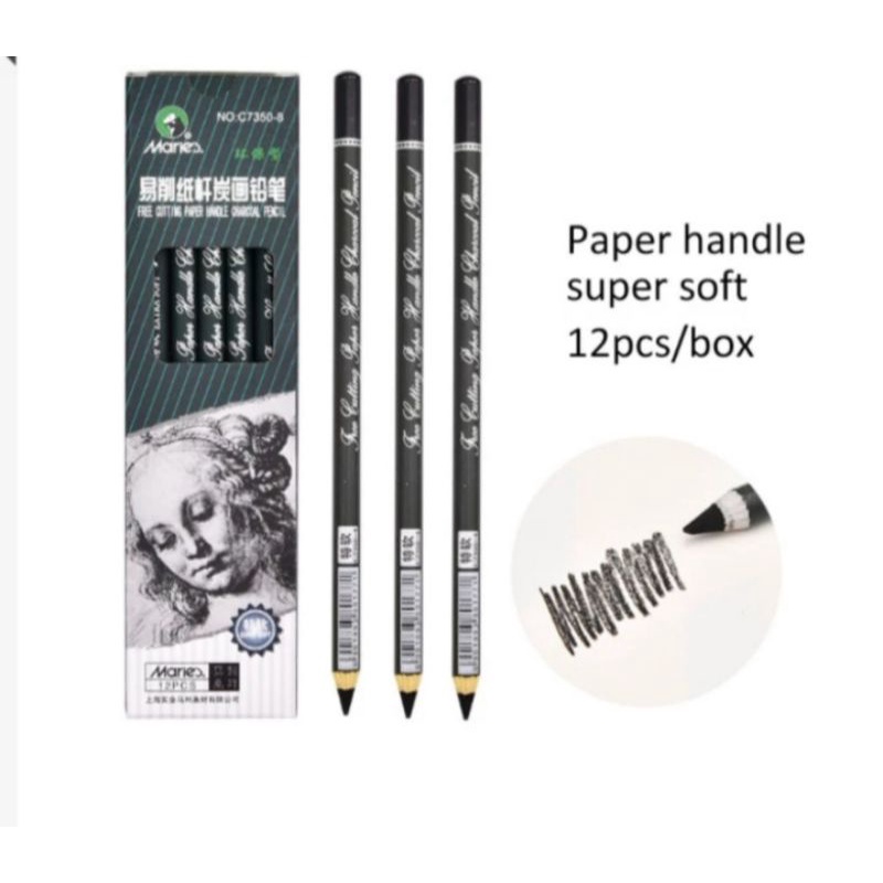 

Maries Free cutring paper handle Charcoal Pencil C7350-8