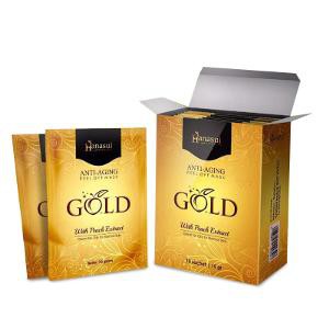 masker naturgo gold anti aging mask hanasui original bpom ori