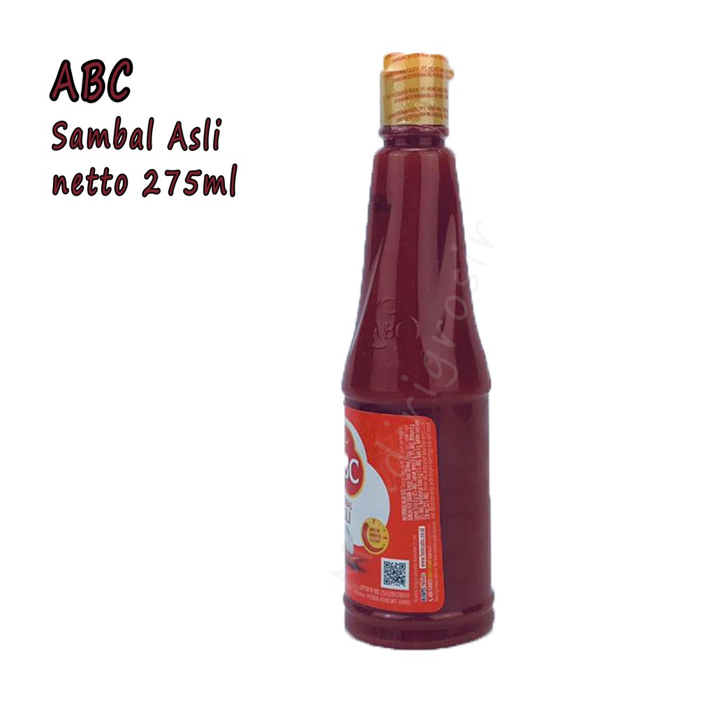 SAMBAL * ASLI * 275ML * SAMBAL * ABC