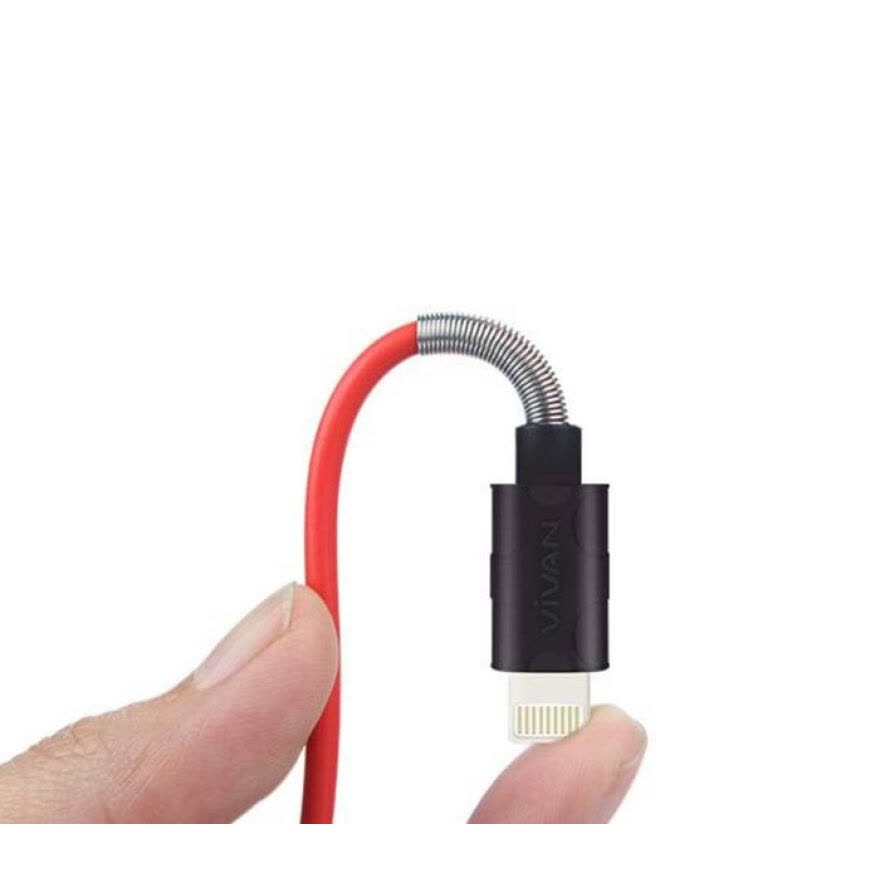 VIVAN Kabel Data SPRING for iPhone Cable FL100 2.4A 1M