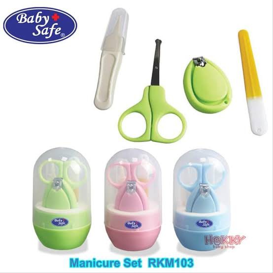 BABY SAFE - MANICURE SET (RKM103) / GUNTING KUKU BAYI  SET