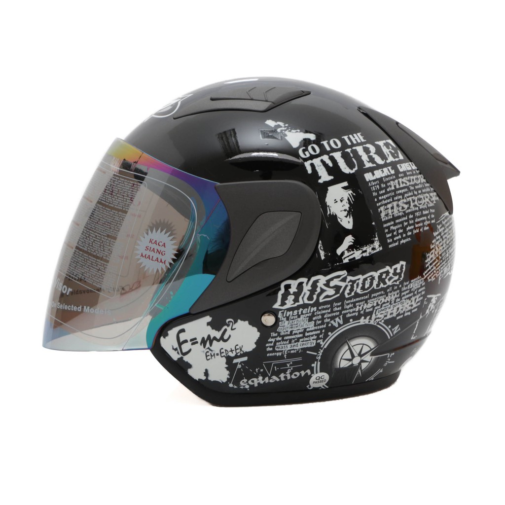 [Helm Dewasa] MSR Helmet Javelin - History - Hitam + Promo Gratis Sarung Tangan