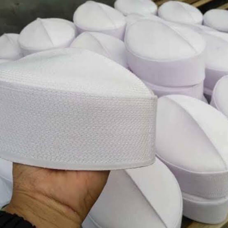Peci Kopiah Songkok Batok Putih Habaib Habib Haji Dewasa & Anak Kalbut Super AbuAdil kualitas SUPER-6