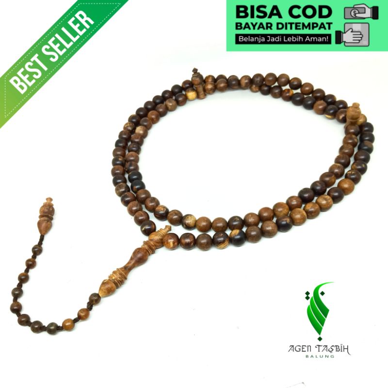 Tasbih Kayu Gaharu Grade A Super Size 10mm ORIGINAL!!!