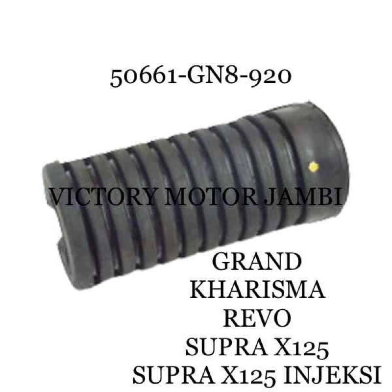 KARET BARSTEP DEPAN GRAND 50661-GN8-920 HONDA AHM