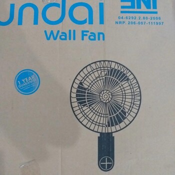 Kipas Angin Dinding/Wall Fan+Remote 18 inch besi/YUNDAI Khusus GOJEK OKE***