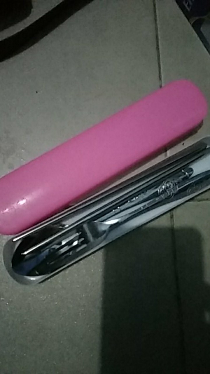 Sendok Set Stainless / Peralatan Makan Set / Sendok Garpu Sumpit Stainless + Box