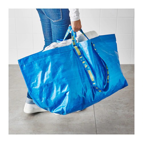 FRAKTA Kantong Belanja Sedang & Besar IKEA , Carrier Bag Medium & Large IKEA