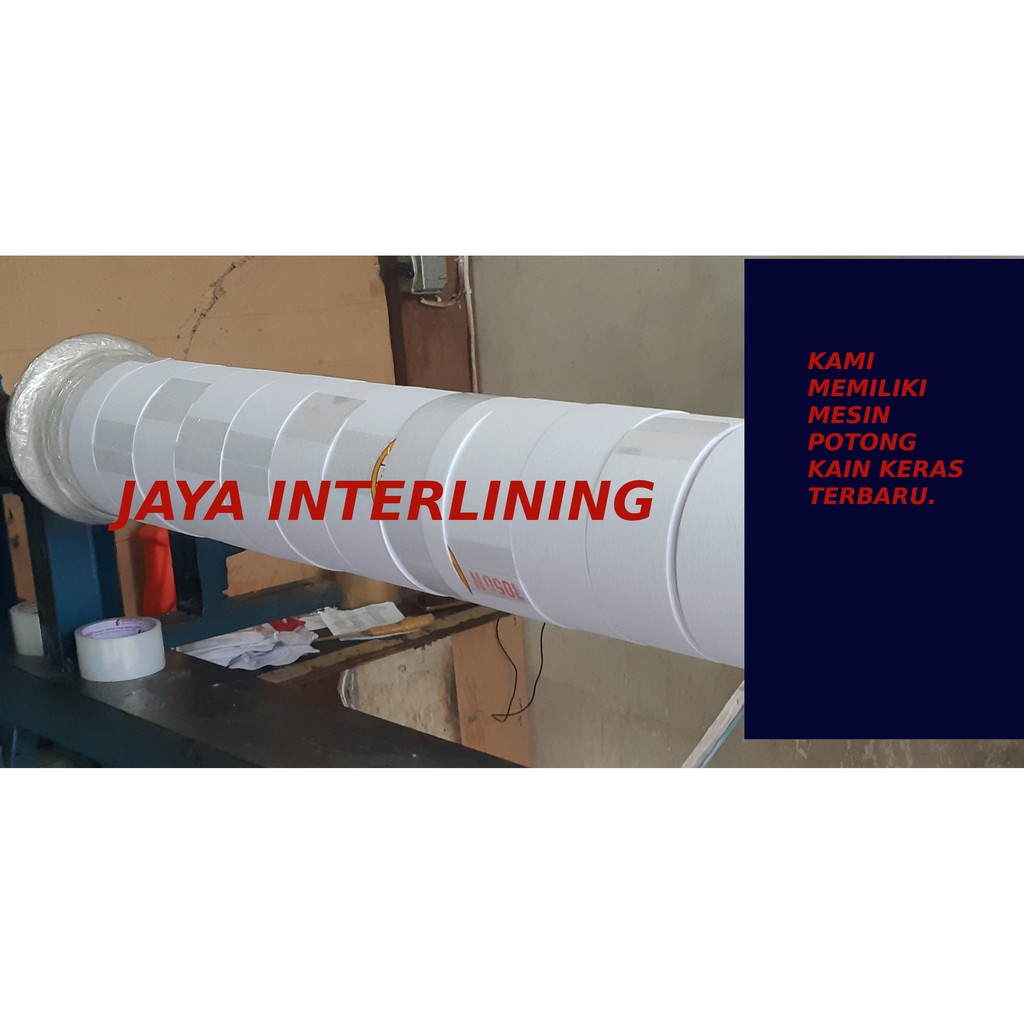 Kain Keras Interlining non Woven Busa Tanpa Lem Potongan GORDEN 1065N