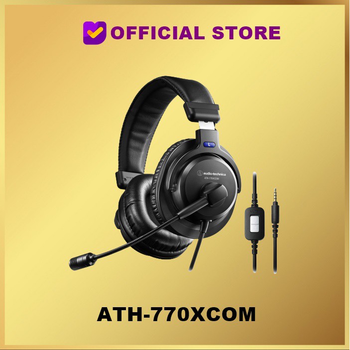 Audio Technica ATH-770XCOM Stereo Headset Headphone 770X COM