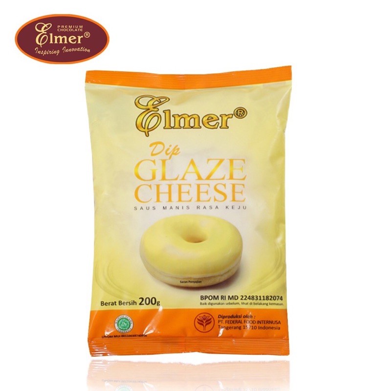 Elmer Dip Glaze Cheese 200 Gr