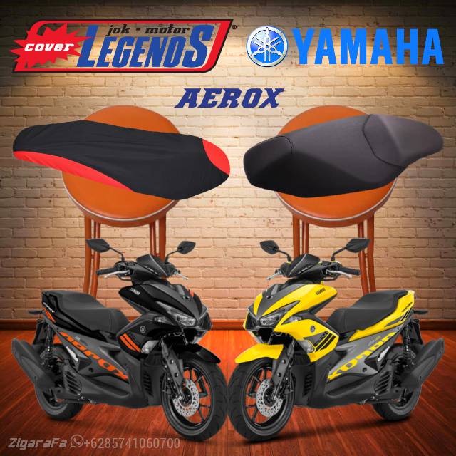 Cover Jok AEROX Anti Air / Sarung Mantel Jok Motor Modifikasi Custom