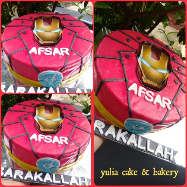 

Kue iron man/kue ulang tahun karakter
