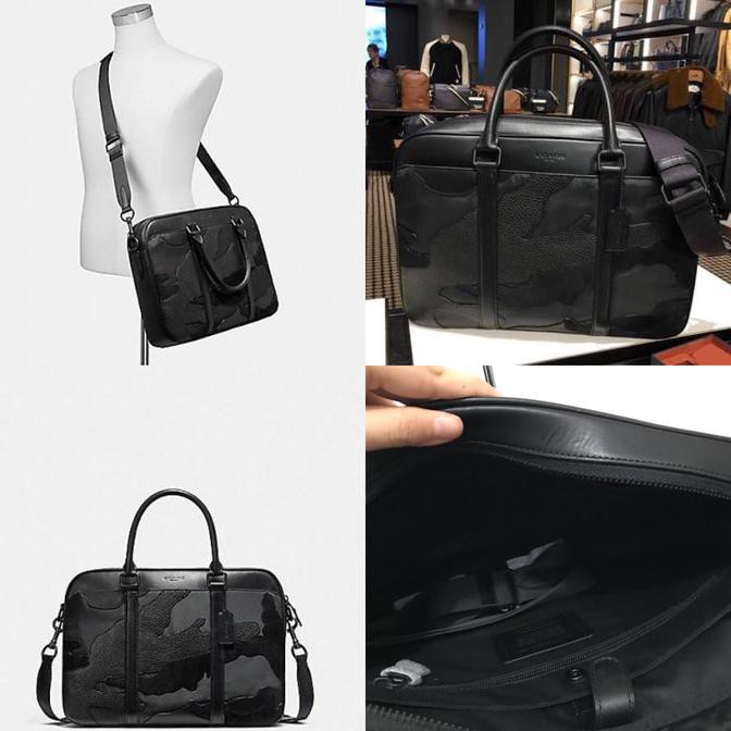coach perry slim briefcase