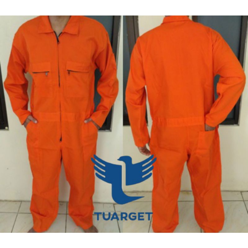 Katelpak Oren/Overall/ Coverall Polos/ Katelpak Stelan Kantor