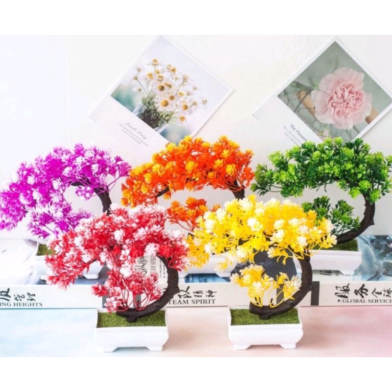 Tanaman bunga hias plastik tanaman dekorasi rumah