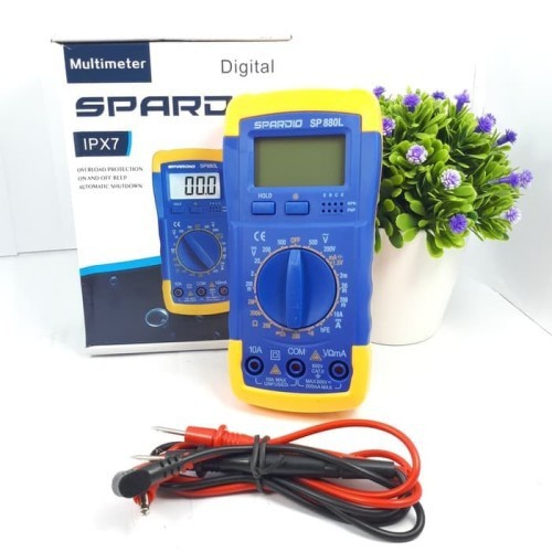 MULTITESTER DIGITAL SPARDIO SP-880L MULTIMETER PENGUKUR ARUS LISTRIK